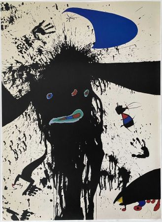 Affiche Miró - La Ruisselante Lunaire