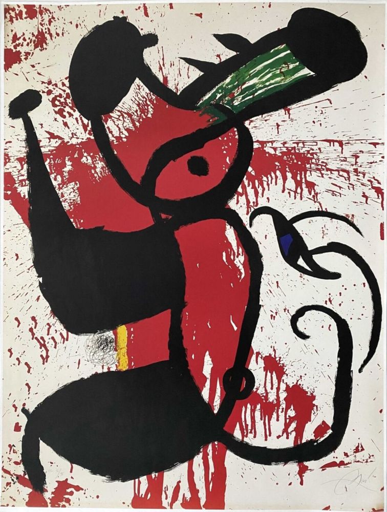 Affiche Miró - La Ruisselante (Variante)
