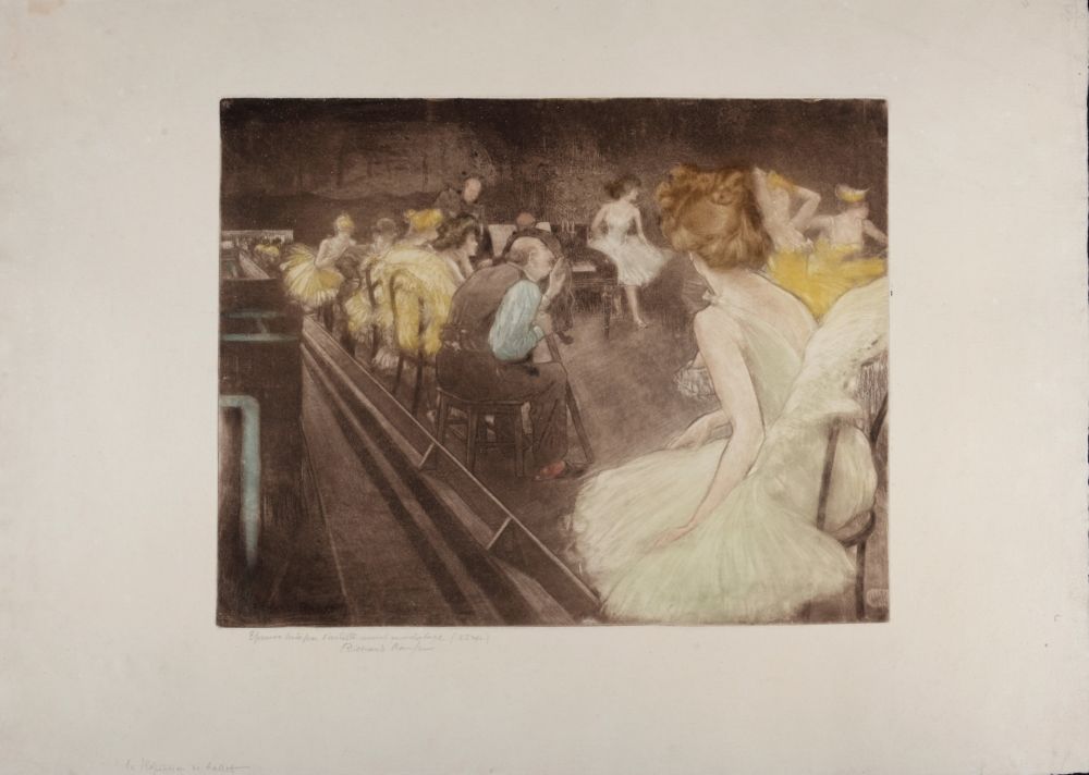 Eau-Forte Et Aquatinte Ranft - La répétition de ballet, c. 1900