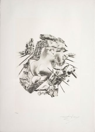 Lithographie Dali - La Scultura
