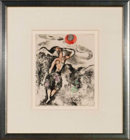 Eau-Forte Chagall - La Souris Metamorphosée en Fille (The Mouse Transformed into a Girl)