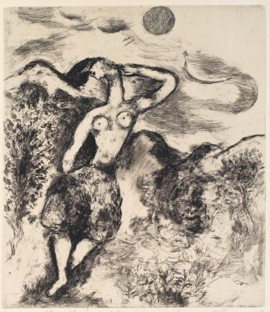 Eau-Forte Et Aquatinte Chagall - La souris métamorphosée en fille