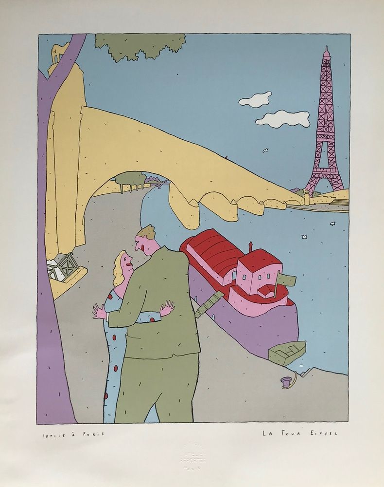 Sérigraphie Kœchlin - La Tour-Eiffel