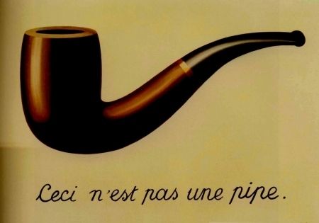 Lithographie Magritte - La trahison des images (Ceci n'est pas une pipe)