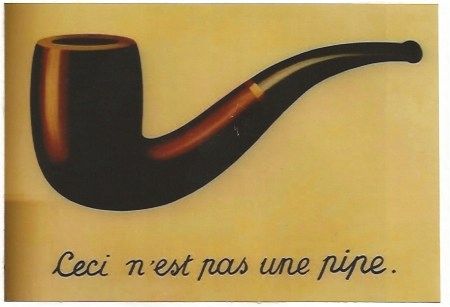 Lithographie Magritte - La trahison des images (Ceci n'est pas une pipe)