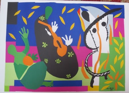 Lithographie Matisse - La tristesse du roi