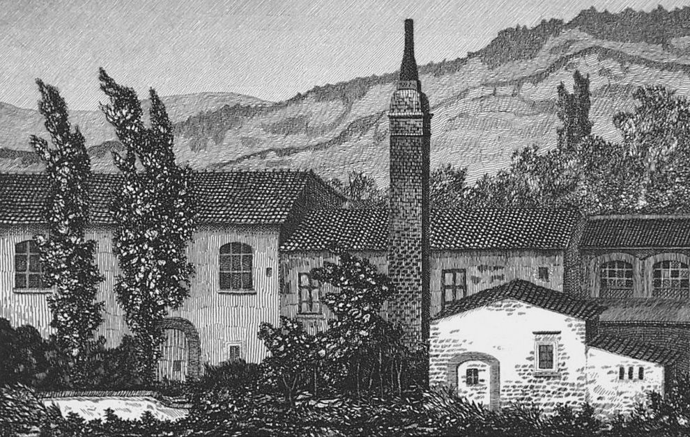 Eau-Forte Mongatti - La vecchia fornace