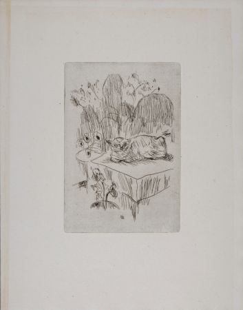 Eau-Forte Bonnard - La Vie de Sainte Monique (C), 1930