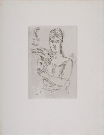 Eau-Forte Bonnard - La Vie de Sainte Monique (G), 1930