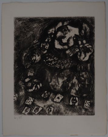 Gravure Chagall - La voyante (Les devineresses)