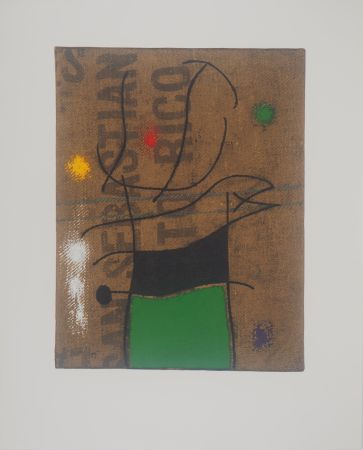 Lithographie Miró - L'acrobate