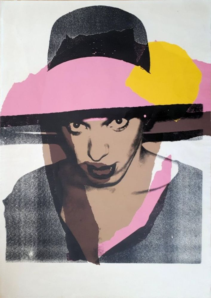 Sérigraphie Warhol - Ladies & Gentlemen : The pink hat