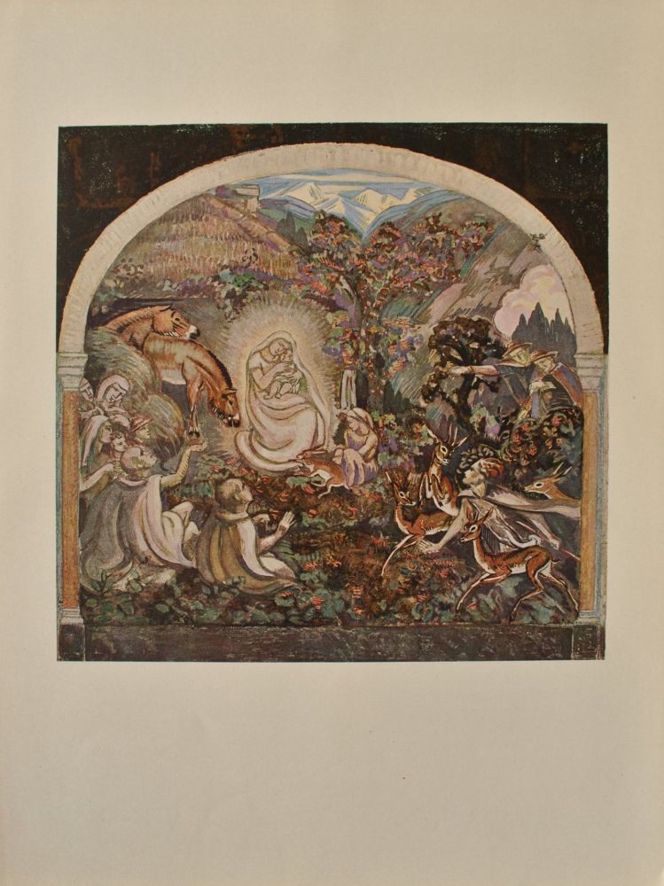 Gravure Sauer - L'adoration des Bergers