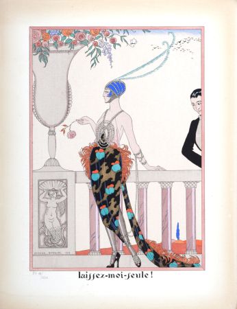 Pochoir Barbier - Laissez-moi-Seule!, C. 1919