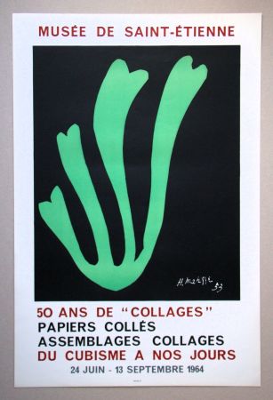 Affiche Matisse - L'Algue Verte, 1953