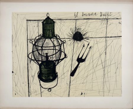 Lithographie Buffet - Lampe tempête, 1960 - Hand-numbered!