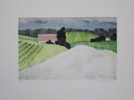 Lithographie Breiter - Landschaft / Landscape