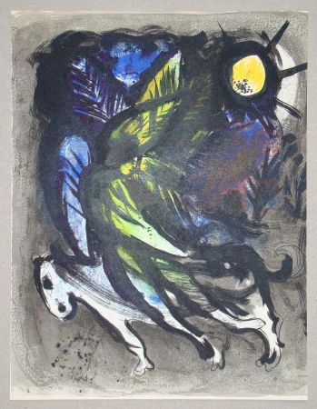Lithographie Chagall - L'Ange