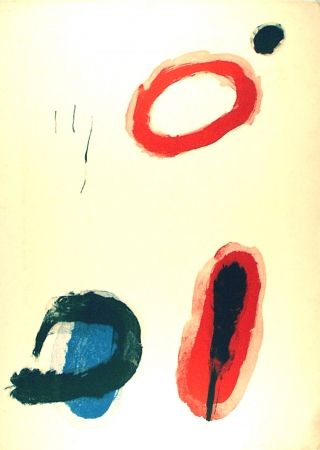 Lithographie Miró - L'anneau