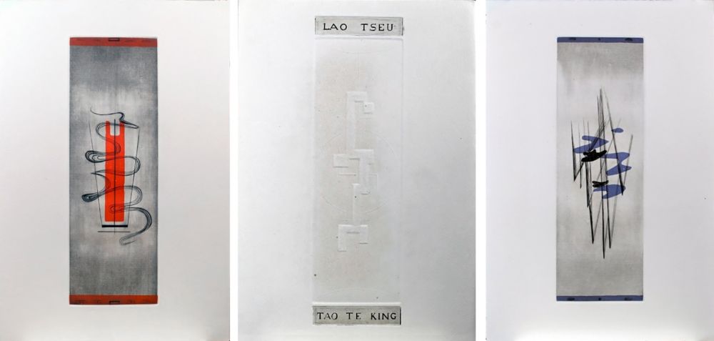 Livre Illustré Springer - Lao-Tseu : Tao Te King : 17 burins en couleurs de F. Springer (1952)