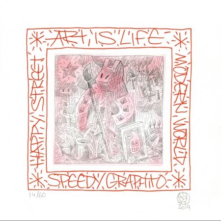 Gravure Speedy Graphito - LAPINTURE / ART IS LIFE