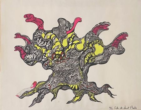 Sérigraphie De Saint Phalle - L'arbre 