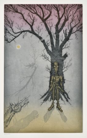 Eau-Forte Ponç - L'arbre XVII