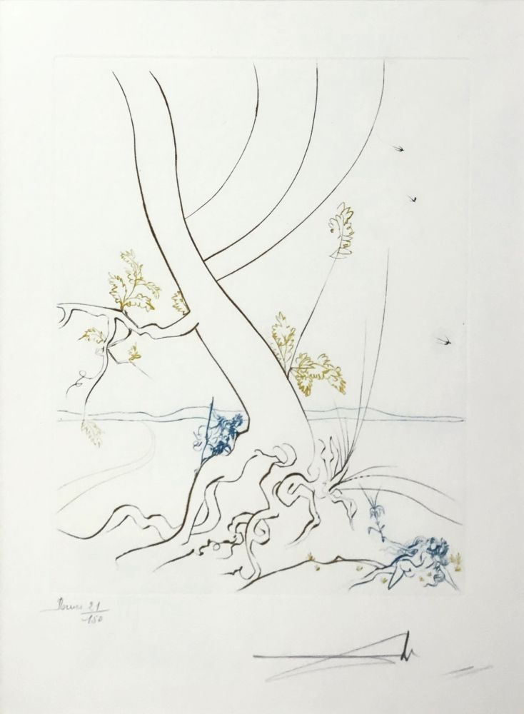 Eau-Forte Dali - L'ARBREDE CONNAISSANCE (THE TREE OF KNOWLEDGE)