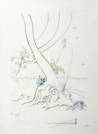 Eau-Forte Dali - L'ARBREDE CONNAISSANCE (THE TREE OF KNOWLEDGE)