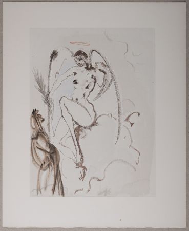 Lithographie Dali - L’Archange Gabriel
