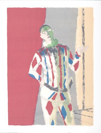 Lithographie Brianchon - L'Arlequin, 1972