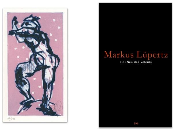 Livre Illustré Lüpertz - L'art en écrit