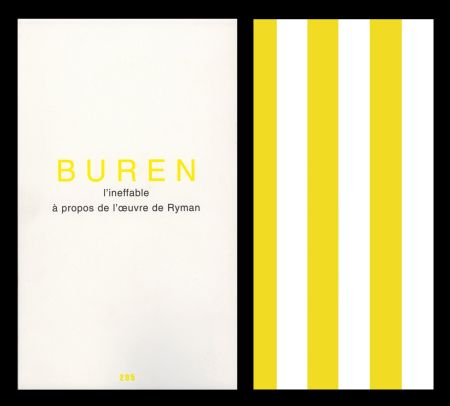 Livre Illustré Buren - L'art en écrit