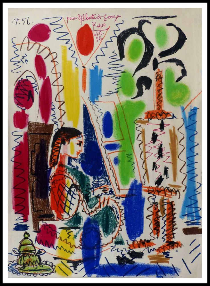 Lithographie Picasso - L'atelier de CANNES
