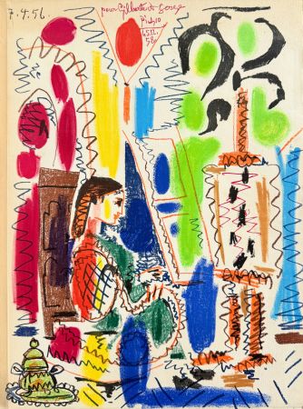 Lithographie Picasso - L'atelier de Cannes
