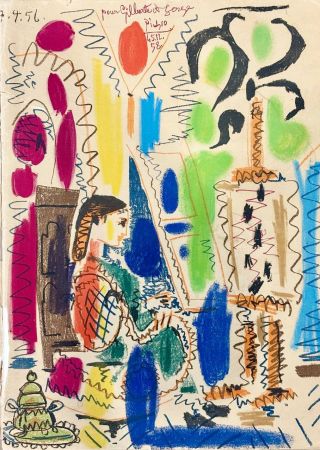 Lithographie Picasso - L'Atelier de Cannes (cover for 
