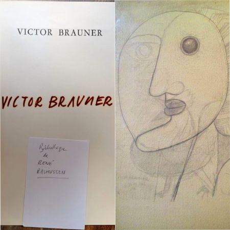Livre Illustré Brauner - L'Attico - Roma, 1964 - Rare catalogue Signée au feutre, Hand signed!