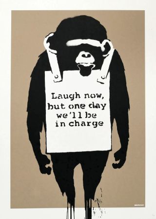 Héliogravure Banksy - Laugh Now (unsigned)