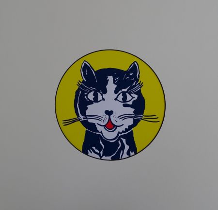 Sérigraphie Lichtenstein - Laughing cat