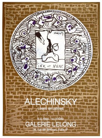 Affiche Alechinsky - Laves émaillés
