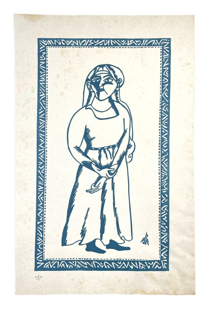 Gravure Sur Bois Müller - LAÏLA