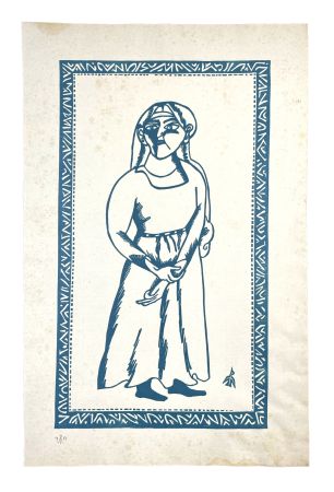 Gravure Sur Bois Müller - LAÏLA