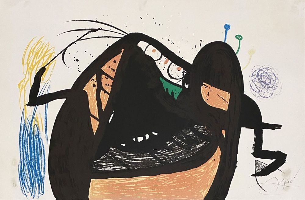 Lithographie Miró - L'aïeule des 10 000 âges
