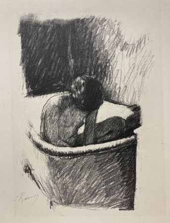 Lithographie Bonnard - Le Bain 