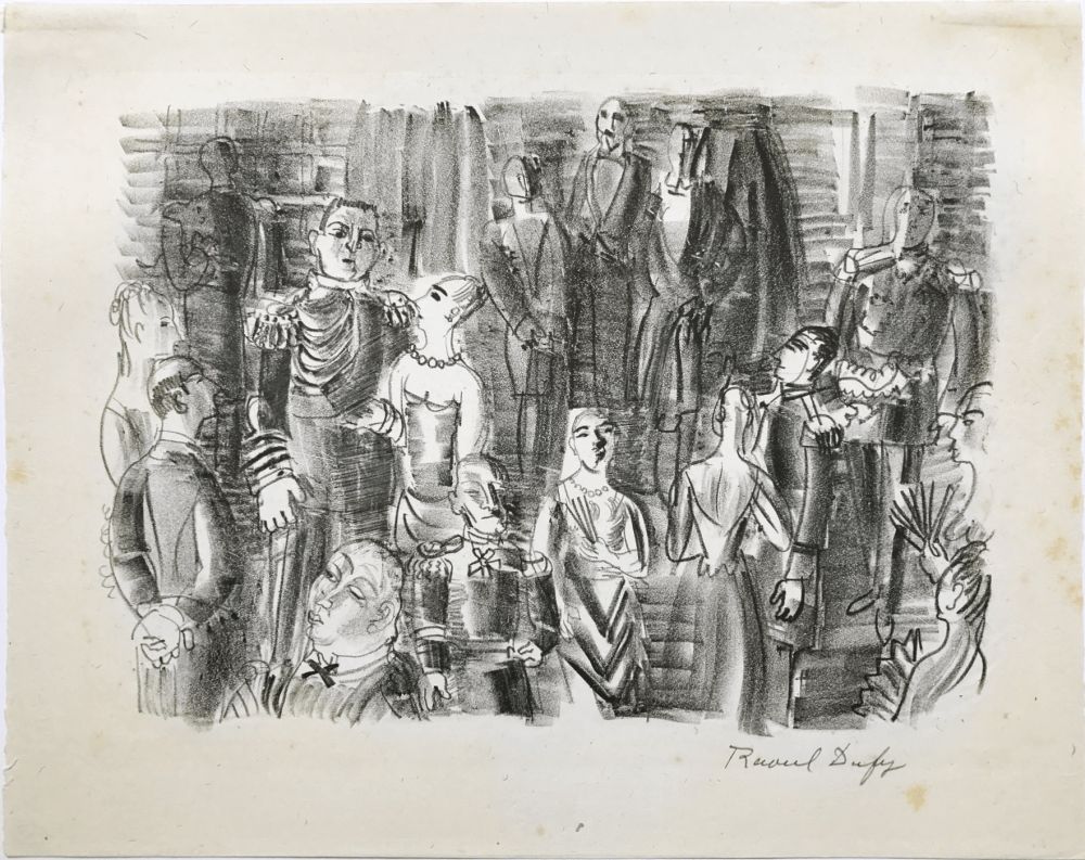 Lithographie Dufy - Le Bal chez L’Amiral 