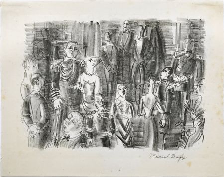 Lithographie De Raoul Dufy Le Bal Chez L Amiral Sur Amorosart