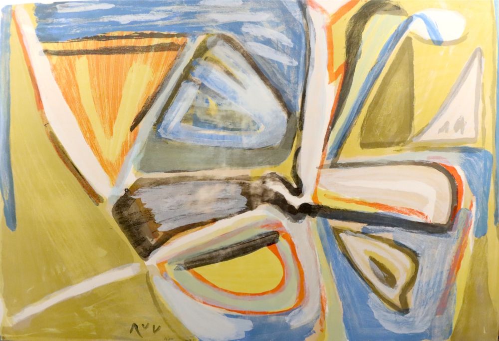 Lithographie Van Velde - Le bonheur de Matisse (MP 386)