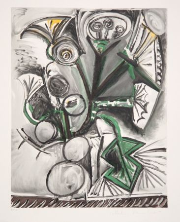 Lithographie Picasso - Le Bouquet