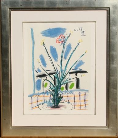 Lithographie Picasso - Le Bouquet