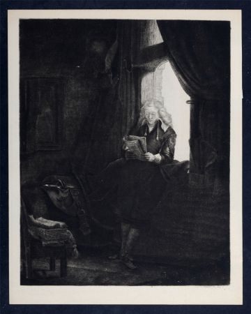 Héliogravure Rembrandt - Le Bourgmestre Six